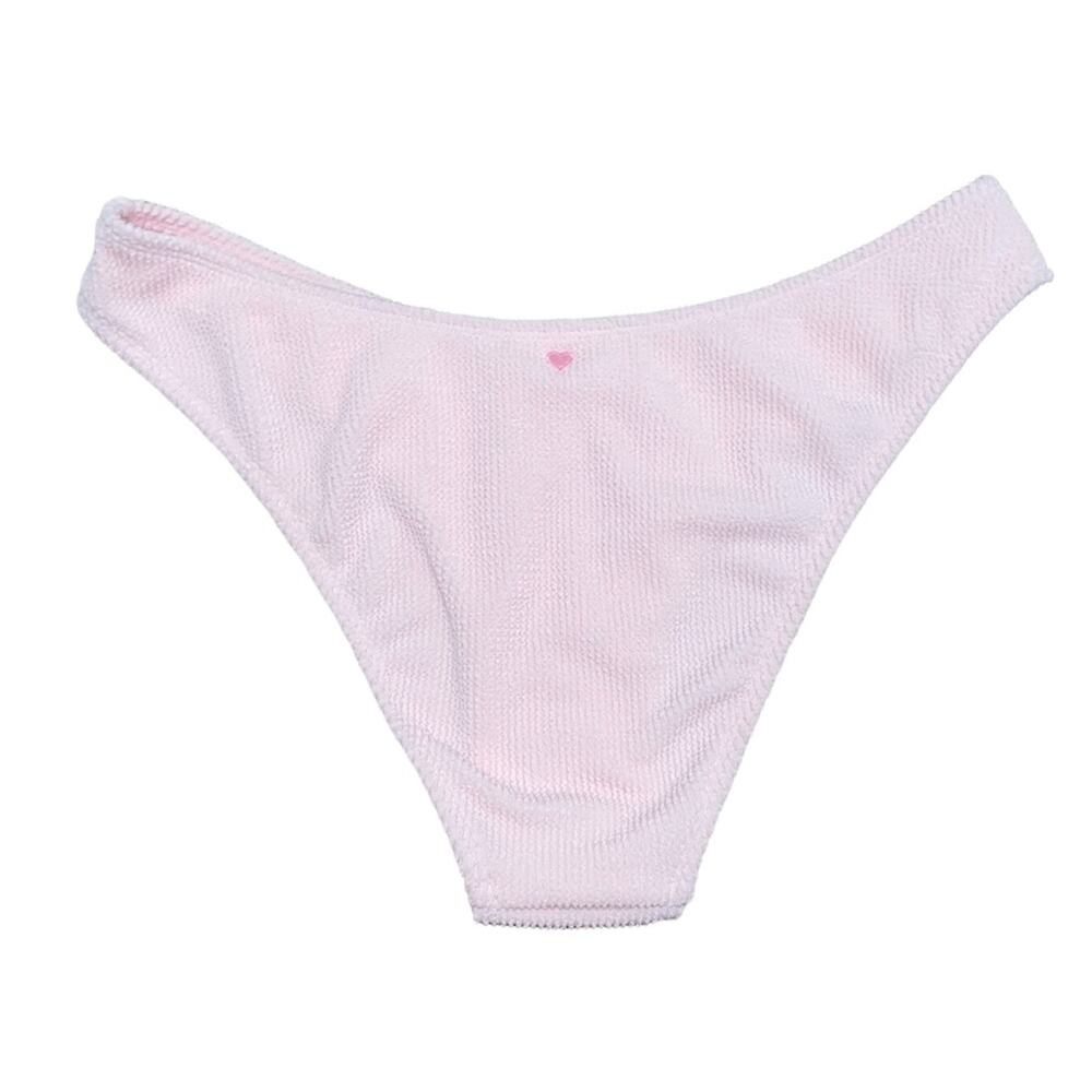 Stoney Clover Lane x Target Pink Textured Bikini Bottom Large NWT High Leg - Picture 2 of 4